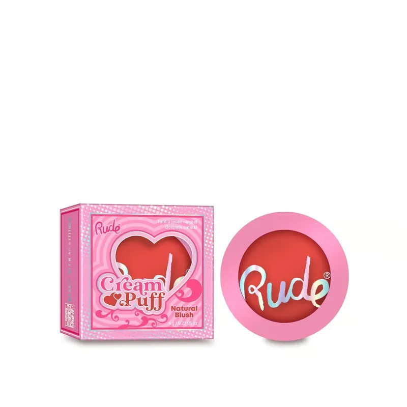 Rude Cosmetics Cream Puff Luonnollinen Poskipuna Fruit Tart 6g Suomi Toimitus Tukkuhinta