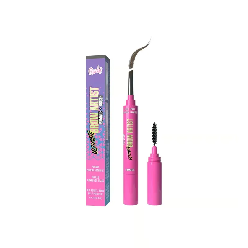 Rude Cosmetics Ultimate Brow Artist Kulmavaha + Sivellin Taupe 1.2g Suomi Toimitus Alkuperäinen