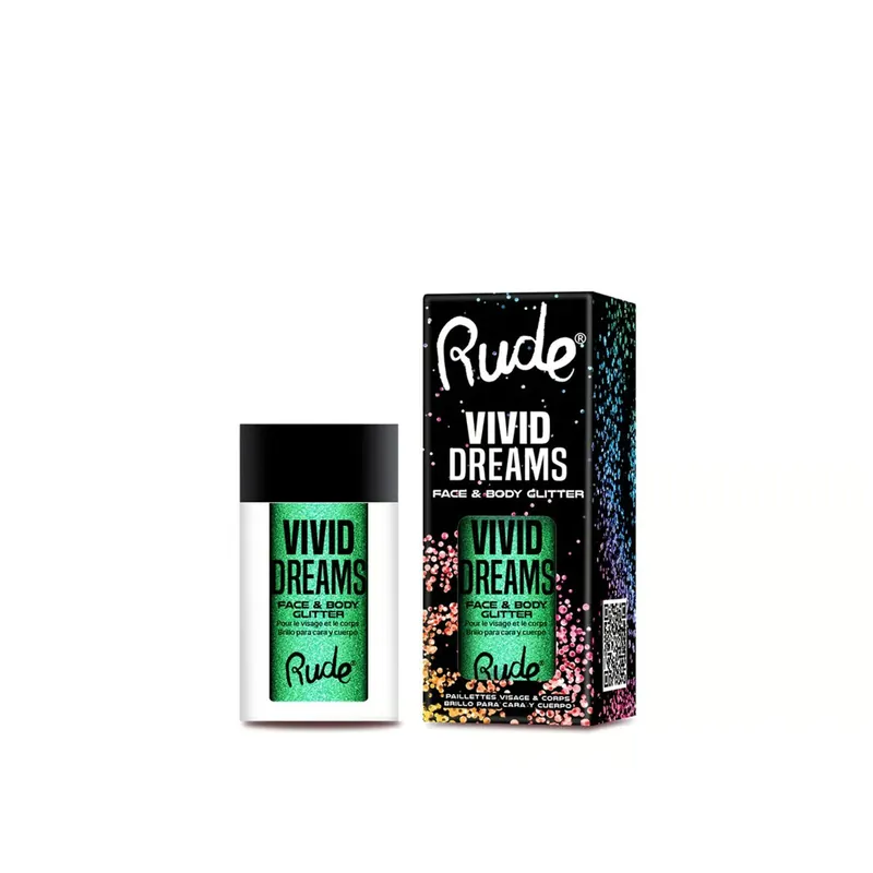 Edullinen Hinta Rude Cosmetics Vivid Dreams Kasvo- Ja Vartaloglitter Dream in Color 2.7g Suomi Toimitus