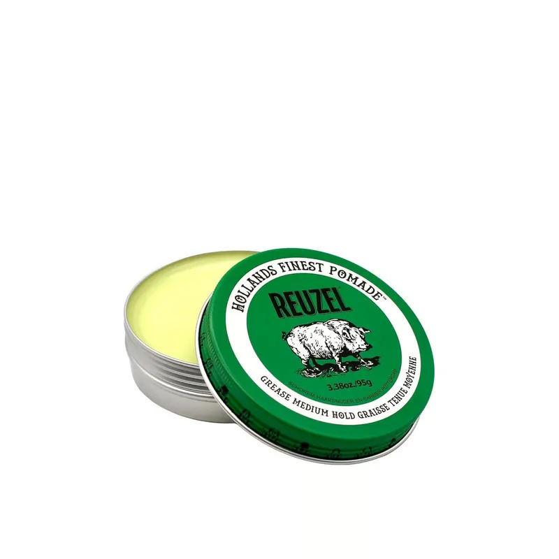 Reuzel Green Grease Medium Hold Pomade 95g Suomi Toimitus Eniten Myyty