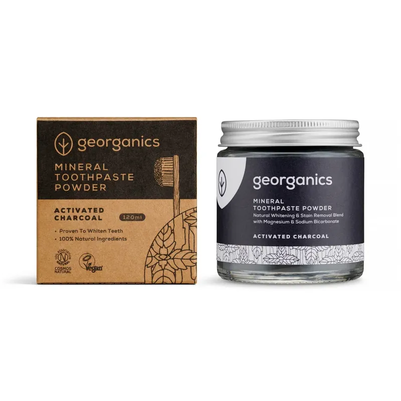 Halpa Hinta Georganics Aktiivihiili Hampaidenvalkaisujauhe