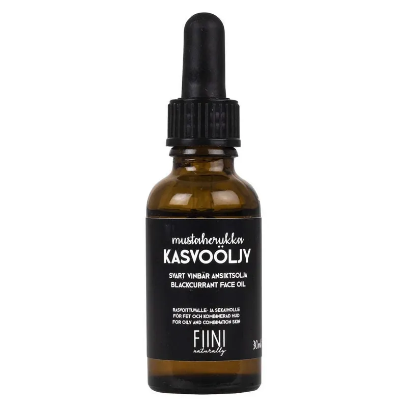 Fiini Naturally Mustaherukka Kasvoöljy Osta Nyt