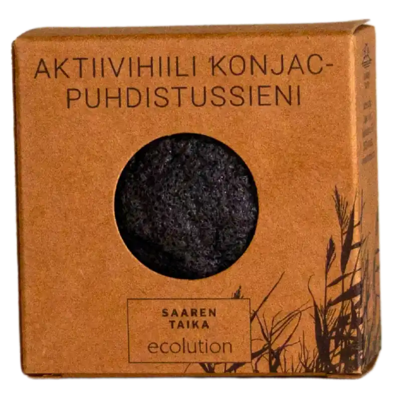 Saaren Taika Ecolution Aktiivihiili Konjac Puhdistussieni Uusi Kokoelma