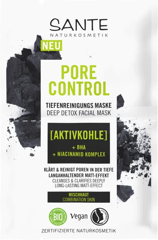 Sante Pore Control Syväpuhdistava Kasvonaamio Kuuma Tarjous
