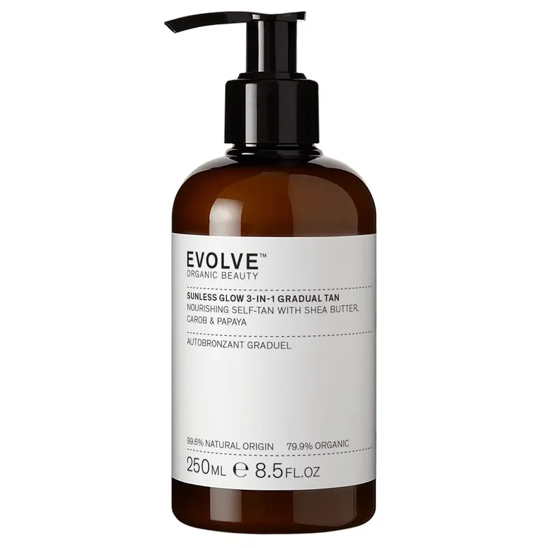 Uutuus Evolve Sunless Glow 3-in-1 Gradual Tan
