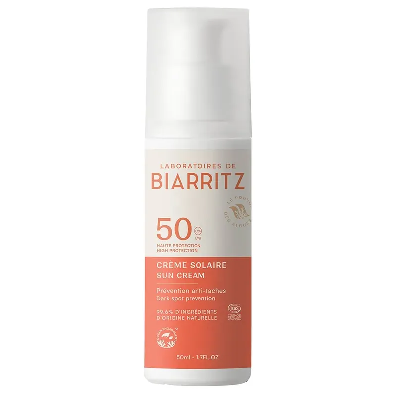 Tilaa Heti Laboratoires de Biarritz Face Sun Cream Aurinkovoide Kasvoille SPF50