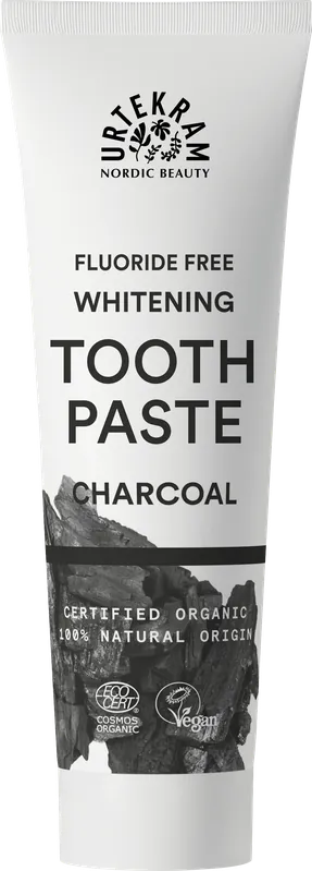 Urtekram Charcoal Hammastahna Nopea Toimitus