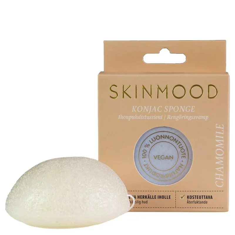 SkinMood Magical Konjac Sponge Kamomilla Asiakkaiden Suosikki