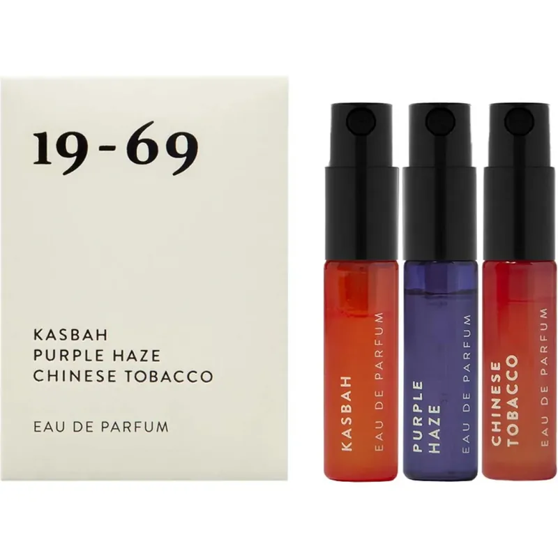 19-69The Collection Four Eau De Parfum (3 References)Kasbah, Purple Haze, Chinese Tobacco 3 x 2,5 ml Tehdashinta