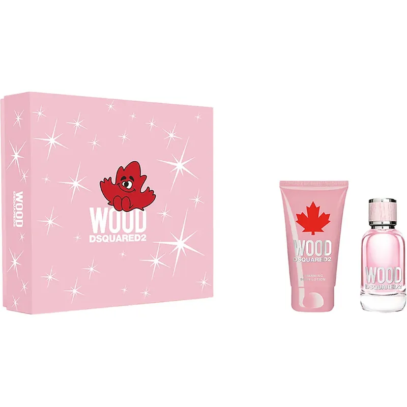 Paras Hinta Dsquared2Wood Pour Femme Gift SetEdT 30ml + Body Lotion 50ml