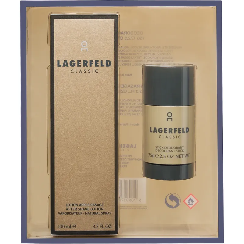 Karl LagerfeldClassic Gift SetAfter Shave 100 ml, Deodorant Stick 75 g 100 ml Alennettu