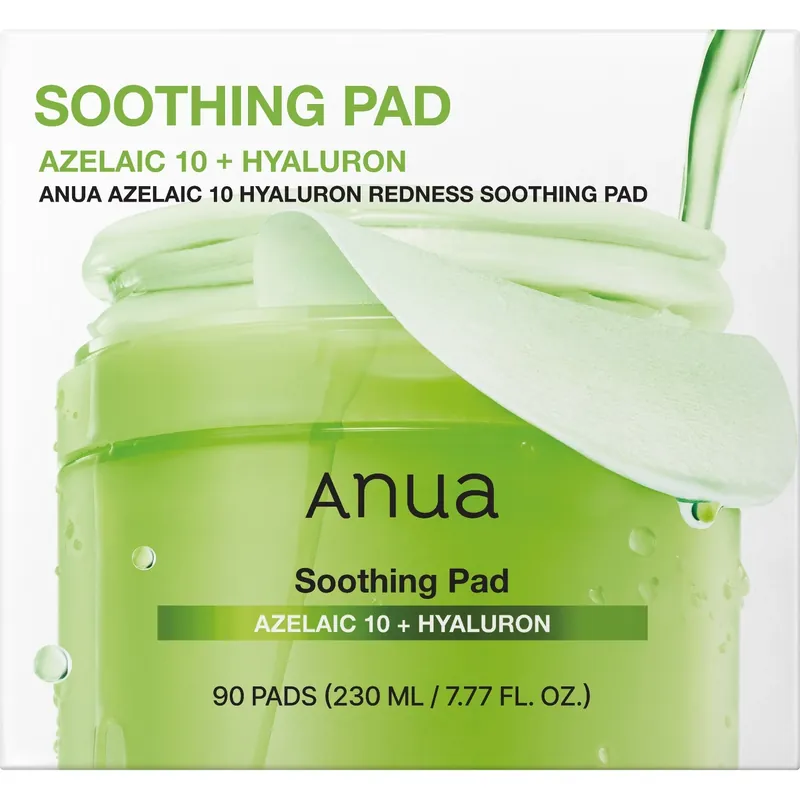 AnuaAZELAIC 10 HYALURON REDNESS SOOTHING PAD 230 ml Tehdashinta