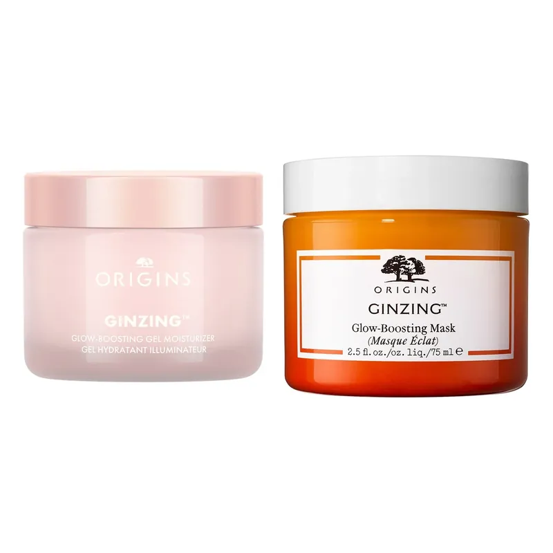 Halpa Hinta OriginsRadiant Skin Starter SetGel Moisturizer 50 ml & Mask 75 ml 125 ml