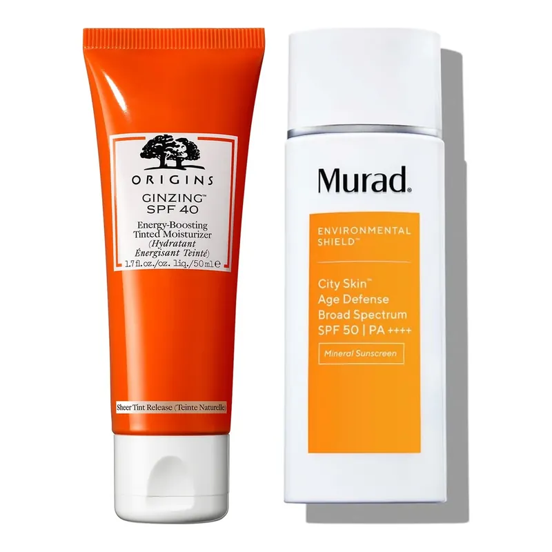 OriginsDaily Defense Duo SPFEnergy-Boosting SPF40 & City Skin SPF50, 50 ml Each 100 ml Ajankohtainen