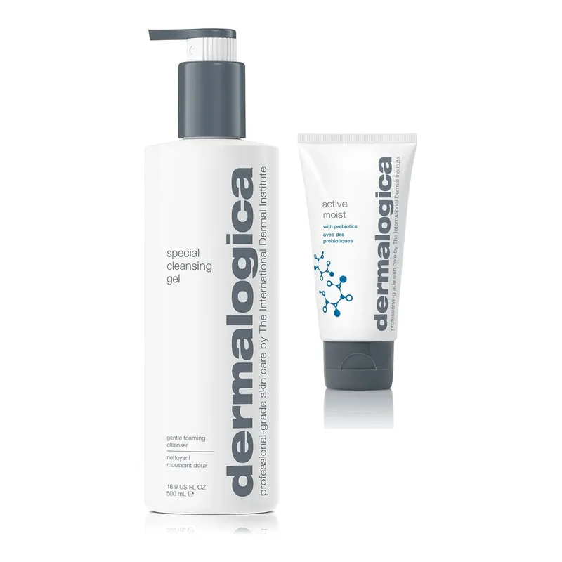 Aito DermalogicaSpecial Cleansing & Active Moist SetActive Moist 100 ml + Special Cleansing Gel 500 ml 600 ml
