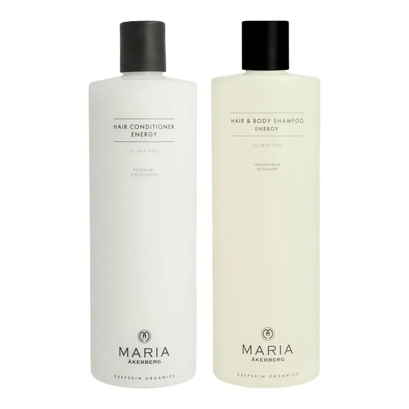 Maria ÅkerbergEnergy Hair KitShampoo 500 ml & Conditioner 500 ml 1000 ml Kausialennus
