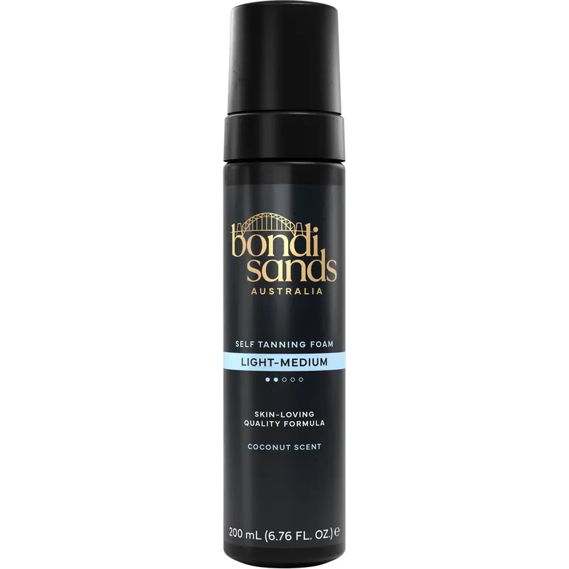 Bondi SandsSelf Tanning FoamLight Medium 200 ml Tehdashinta
