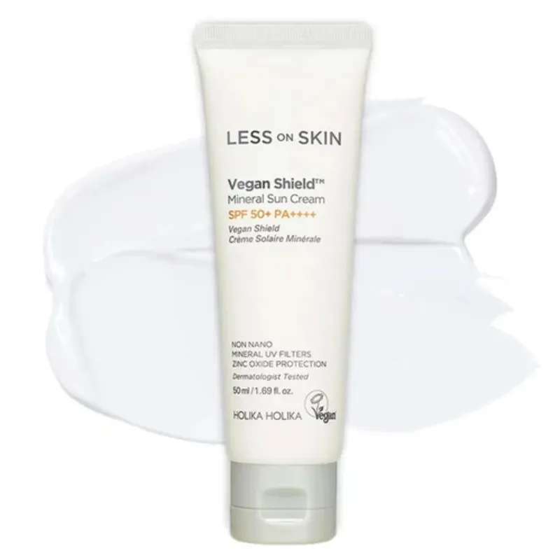 Tilaa Heti Holika HolikaLess On Skin Vegan Shield Mineral Sun Cream SPF50+ 50 ml