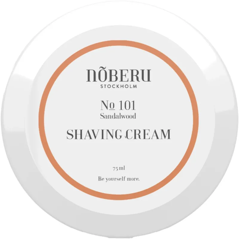 Nõberu StockholmShaving CreamSandalwood 75 ml Vain Rajoitetun Ajan