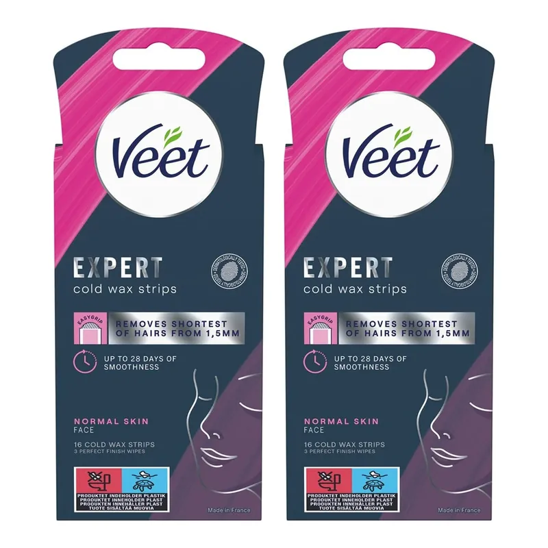 Korkea Laatu VeetCold Wax Strips Face Duo16Pcs