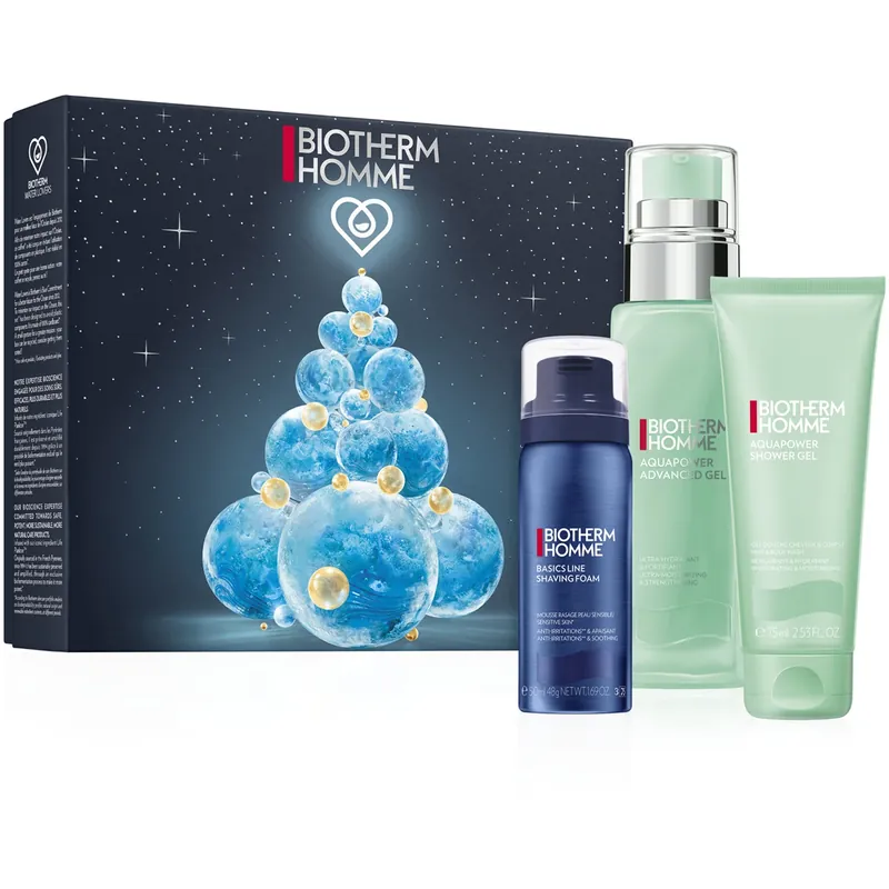 BiothermHomme Aquapower Routine Set75+75+50 ml + Pouch Kuuma Tarjous