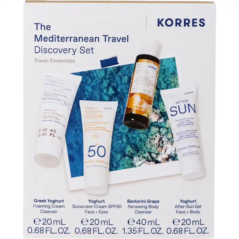 KORRESThe Mediterranean Travel Discovery Set20 + 20 + 40 + 20 ml 100 ml Päivän Tarjous
