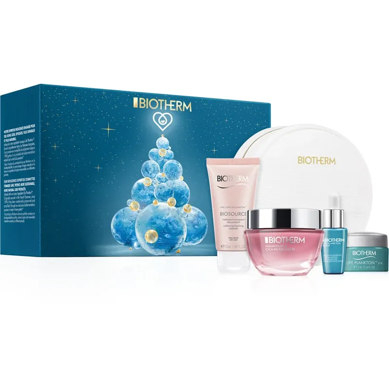 Suoraan Valmistajalta BiothermAquasource Cica Nutri Routine Set7+50+50+5 ml + Pouch