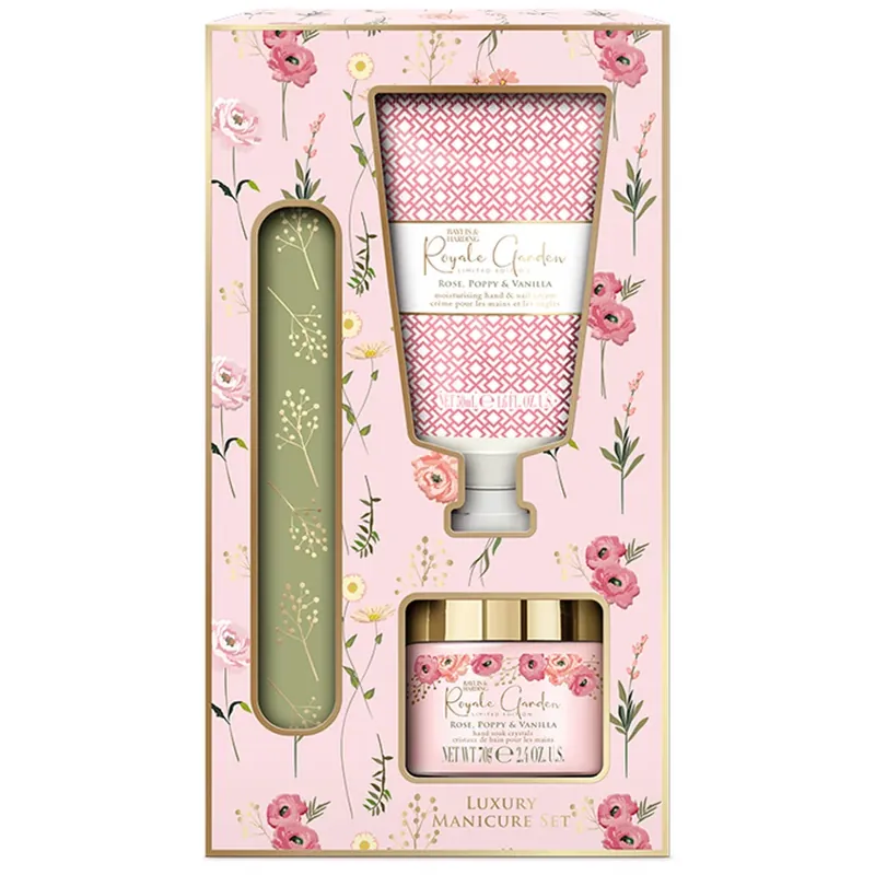 Löytö Baylis & HardingRoyale Garden Rose, Poppy & VanillaManicure Set 120 ml