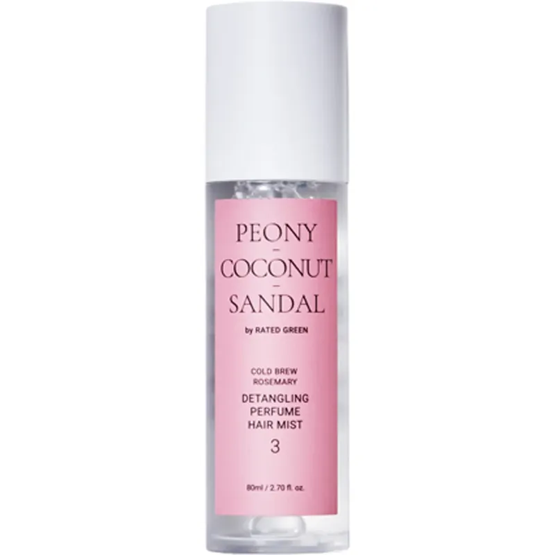 Rated GreenDetangling Perfume Hair MistPeony-Coconut-Sandal 80 ml Osta Tänään