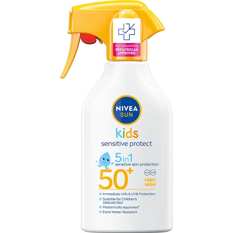 NIVEAKids Sensitive Protect & Play Sun SpraySPF50+ 270 ml Vain Tänään