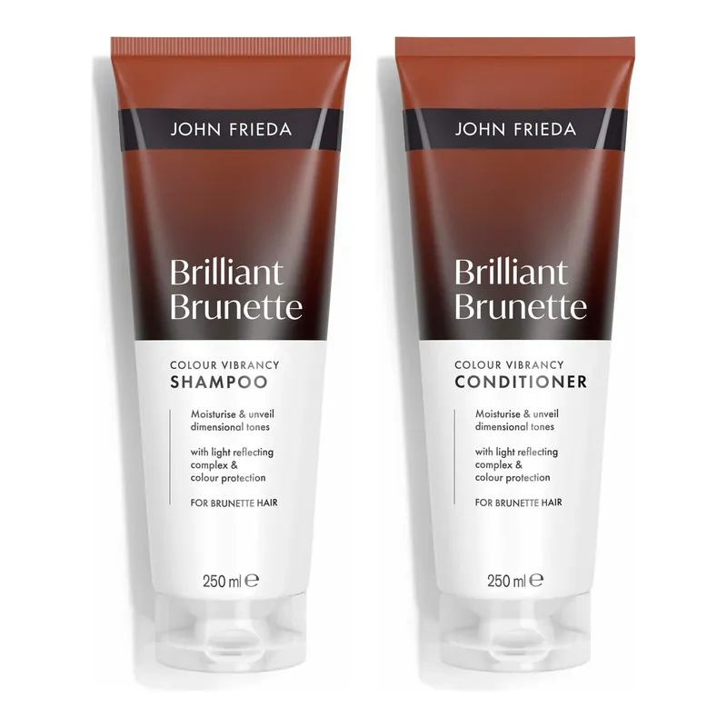 John FriedaBrunette Colour Protection DuoShampoo & Conditioner 250 ml Each 500 ml Tarjous