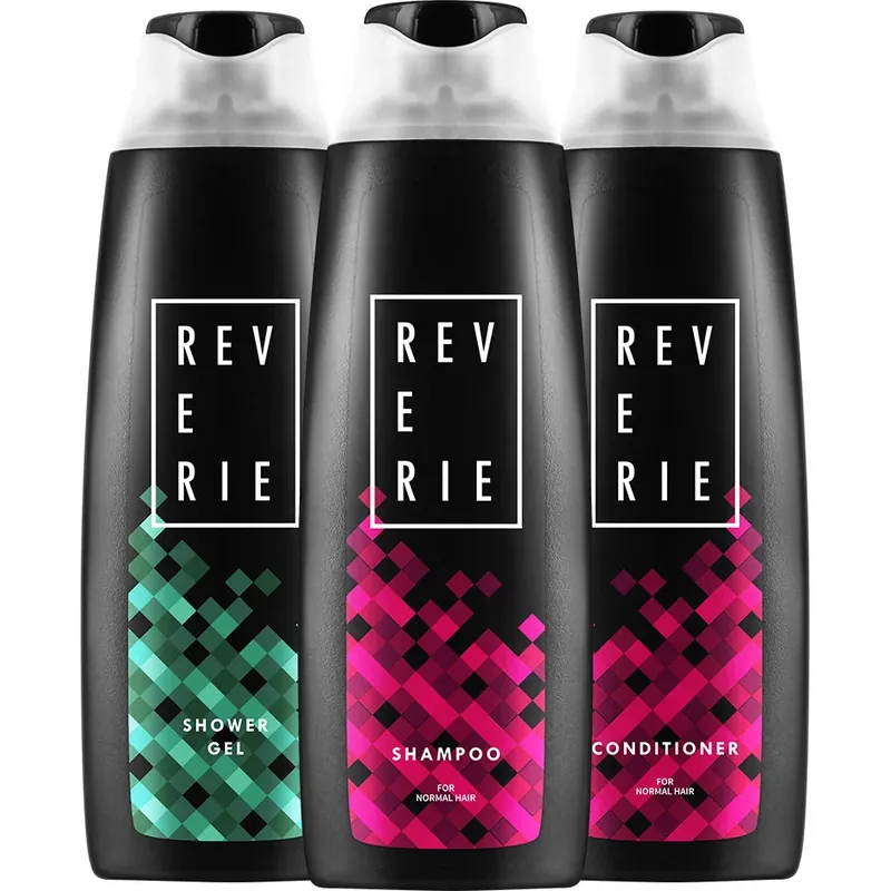 Tilaa Nyt Reverie TrioShampoo 300ml, Conditioner 300ml, Shower Gel 300ml 900 ml