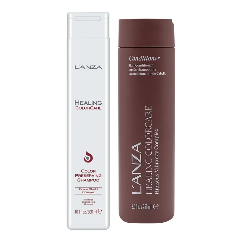L‘ANZAHealing Colorcare SetShampoo 300ml, Conditioner 250ml 550 ml Korkea Laatu