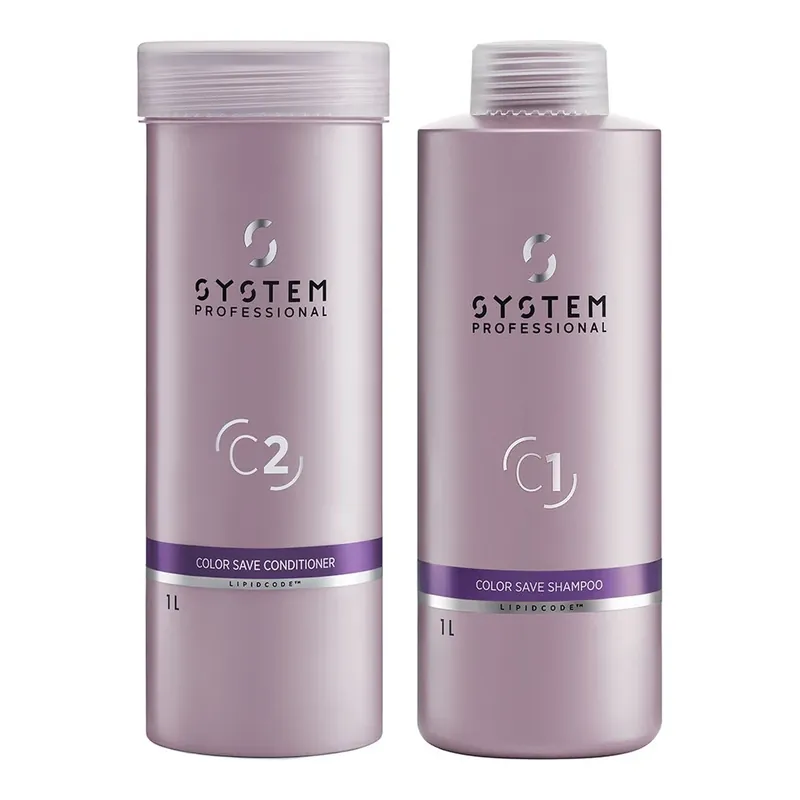 Erikoistarjous System ProfessionalColor Protection DuoShampoo 1000 ml & Conditioner 1000 ml 2000 ml