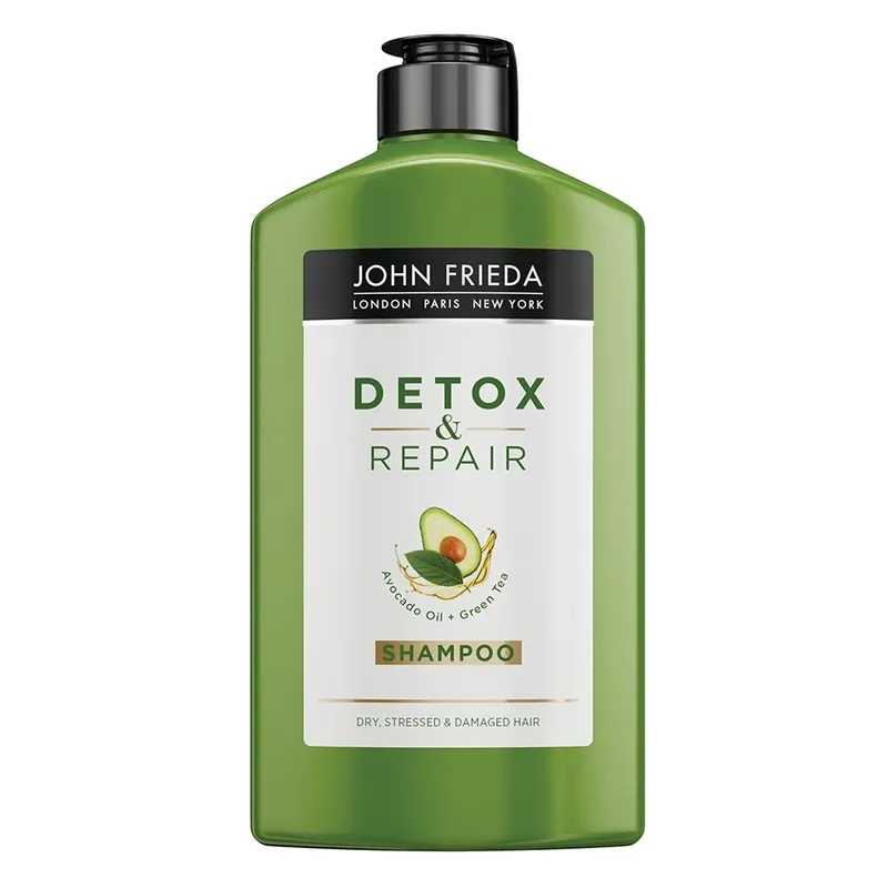 John FriedaDetox & Repair Shampoo 250 ml Ilmainen Palautus