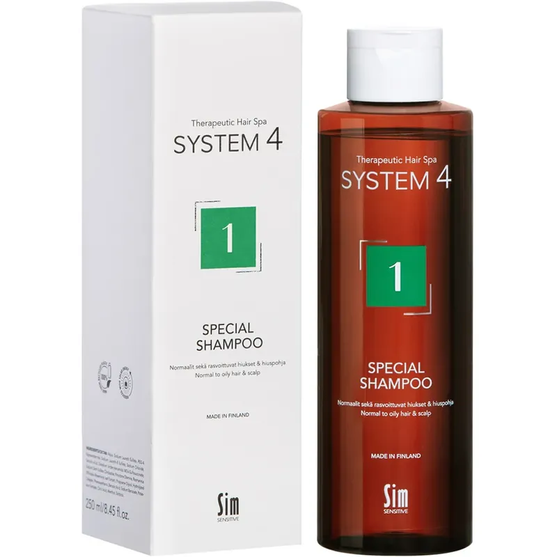 SIM SensitiveSystem 4 1 Special Shampoo 250 ml Turvallinen Maksu