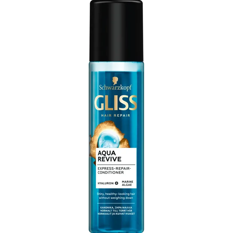 Lähetetään Heti SchwarzkopfGliss Moisturizing Aqua ReviveConditioner Spray 200 ml