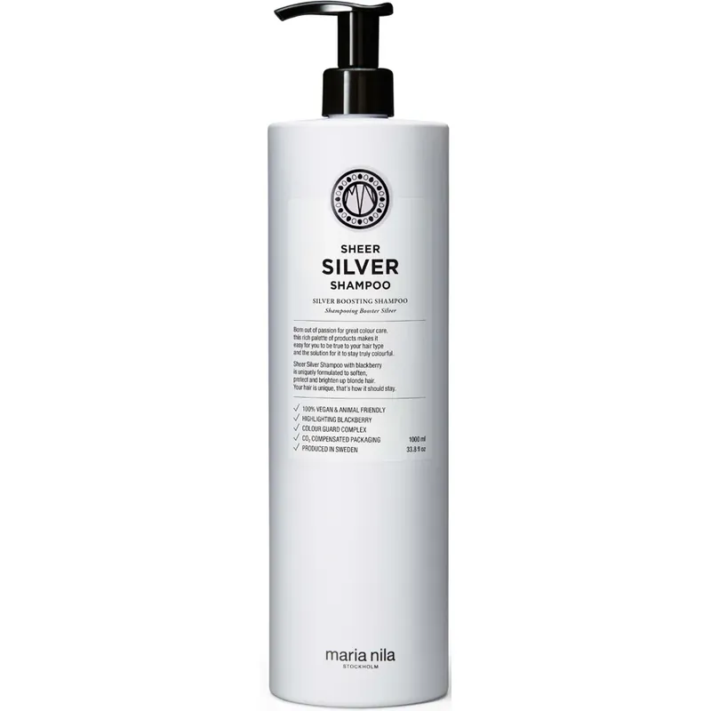 Viikonlopputarjous Maria NilaSheer SilverShampoo 1000 ml