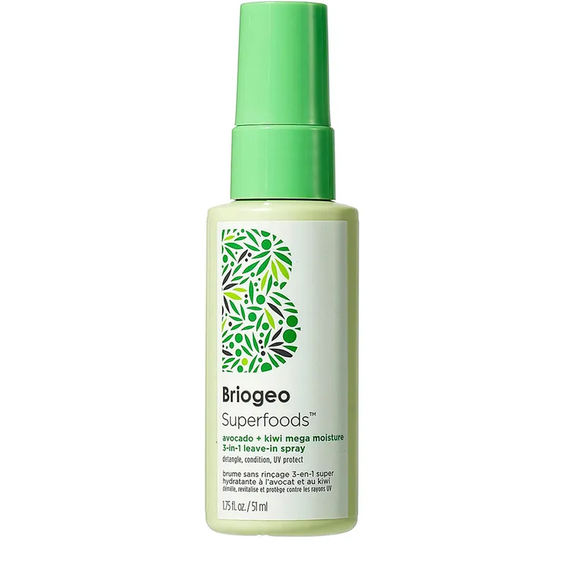 Älä Missaa BriogeoSuperfoods Avocado + Kiwi Mega Moisture 3-in-1Leave-In Spray 51 ml