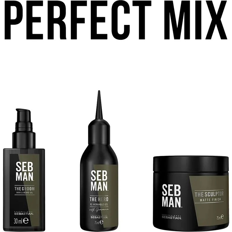 Sebastian ProfessionalPerfect Grooming Trio75 ml + 30 ml + 75 ml 180 ml Alennettu Hinta