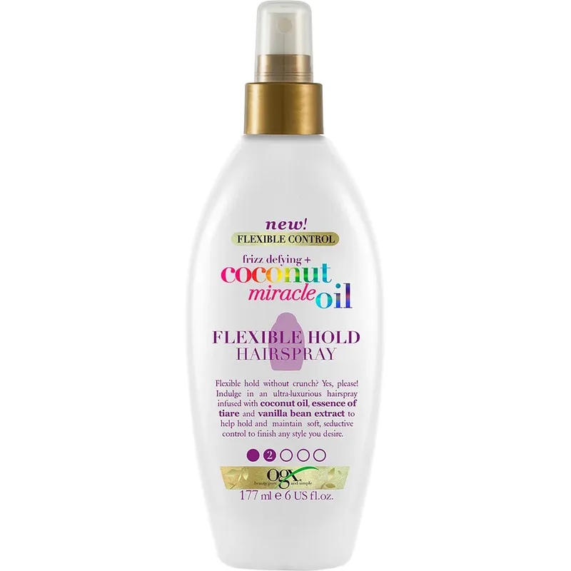 OGXCoconut Miracle Oil Flexible Hold Hair Spray 177 ml Pikatoimitus