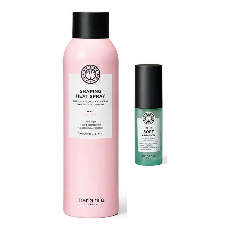 Maria NilaShaping Heat Spray & True Soft Argan Oil 280 ml Tarjous