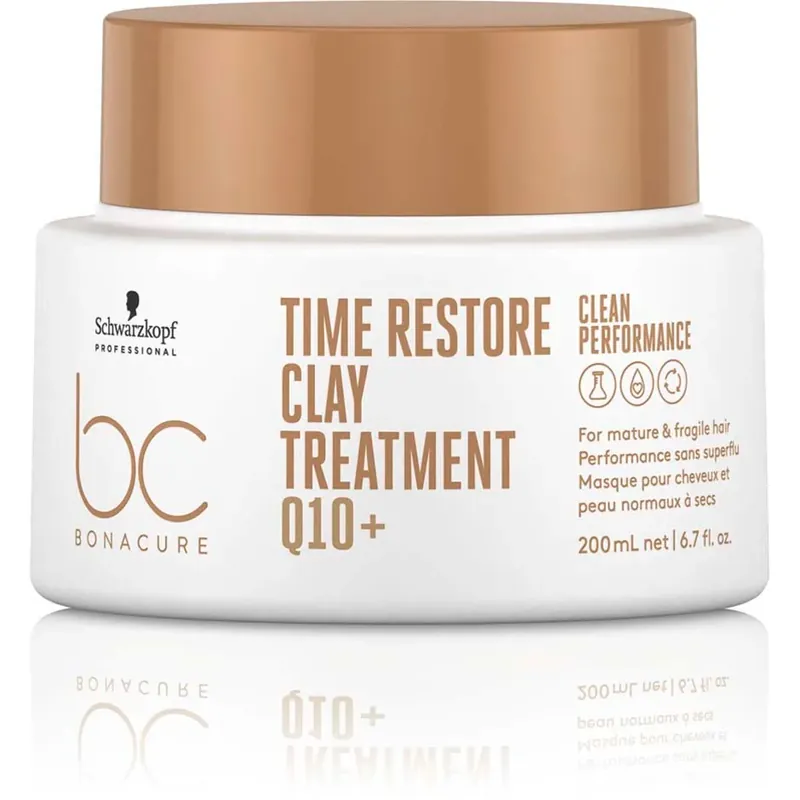 Schwarzkopf ProfessionalBc Time RestoreClay Treatment 200 ml Uusi Malli