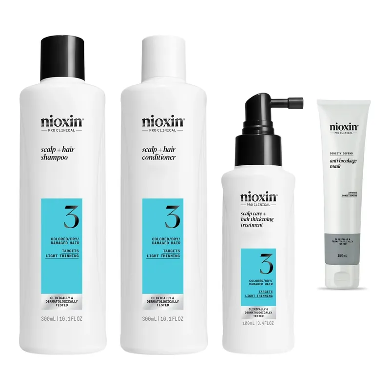 Asiakkaiden Suosikki NioxinScalp Care & Strengthening SetSystem 3 Loyalty Kit 700 ml & Strengthening Mask 150 ml 850 ml