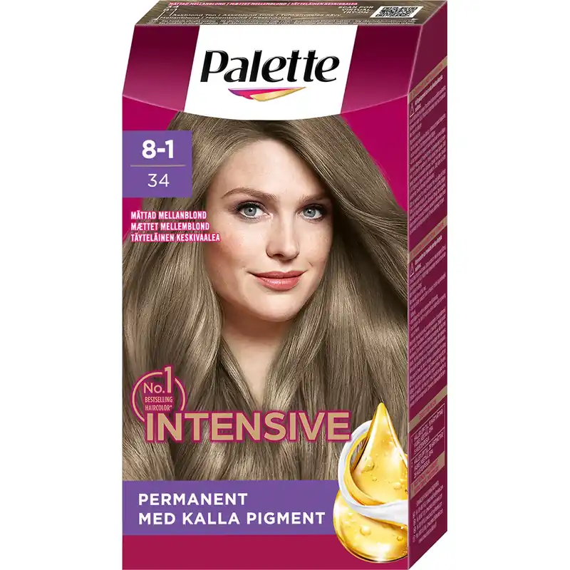 Kausialennus PALETTEMood34 Mellan Askblond 115 ml