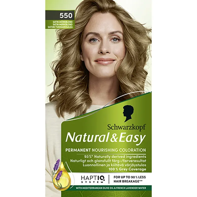SchwarzkopfNatural & Easy550 Mörkblond 1 pcs Älä Missaa