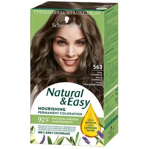 SchwarzkopfNatural & Easy563 Sval Ljusbrun 1 pcs Paras Hinta