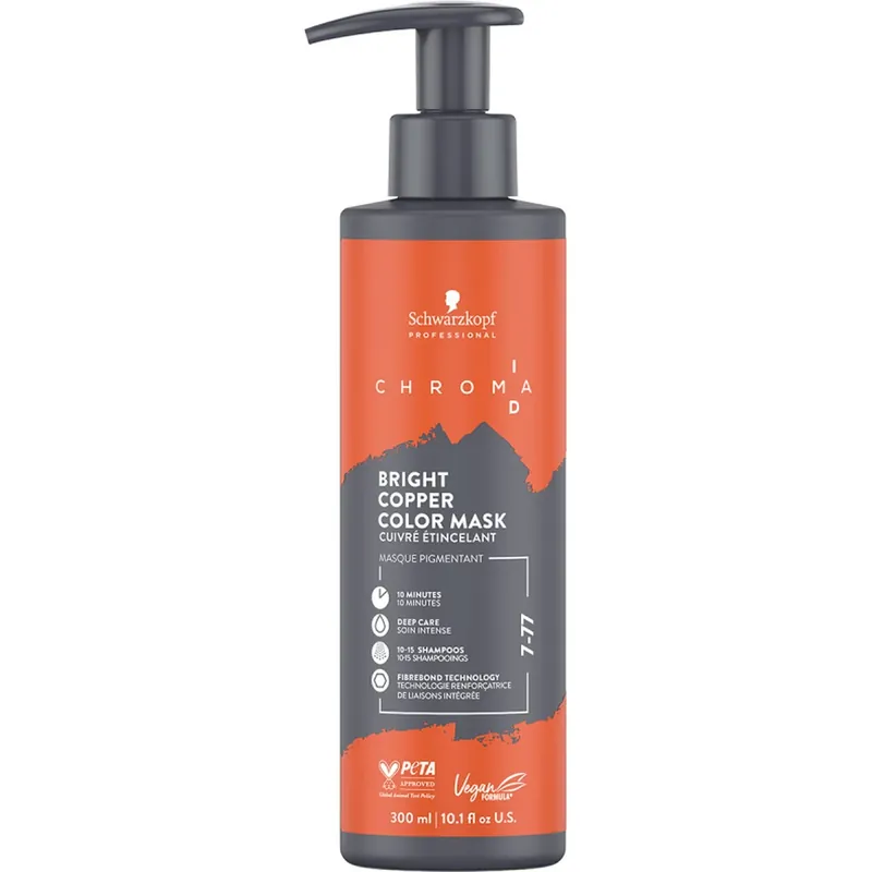 Schwarzkopf ProfessionalChroma ID Bonding Color MaskBright Copper 7-77 300 ml Rajoitettu Tarjous