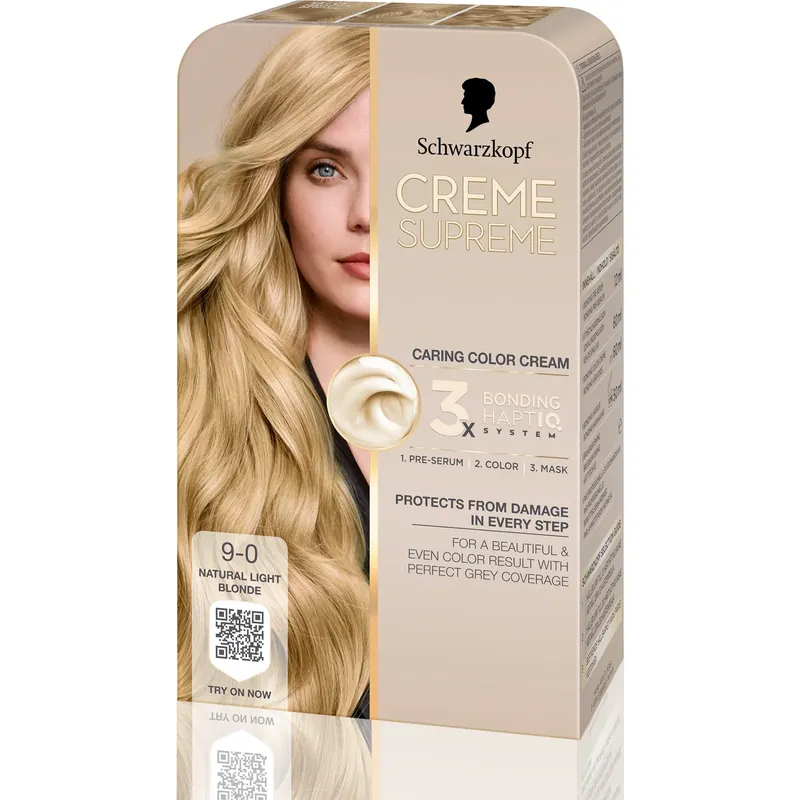 Lähetetään Heti SchwarzkopfCreme Supreme9-0 Natural Light Blonde 1 pcs