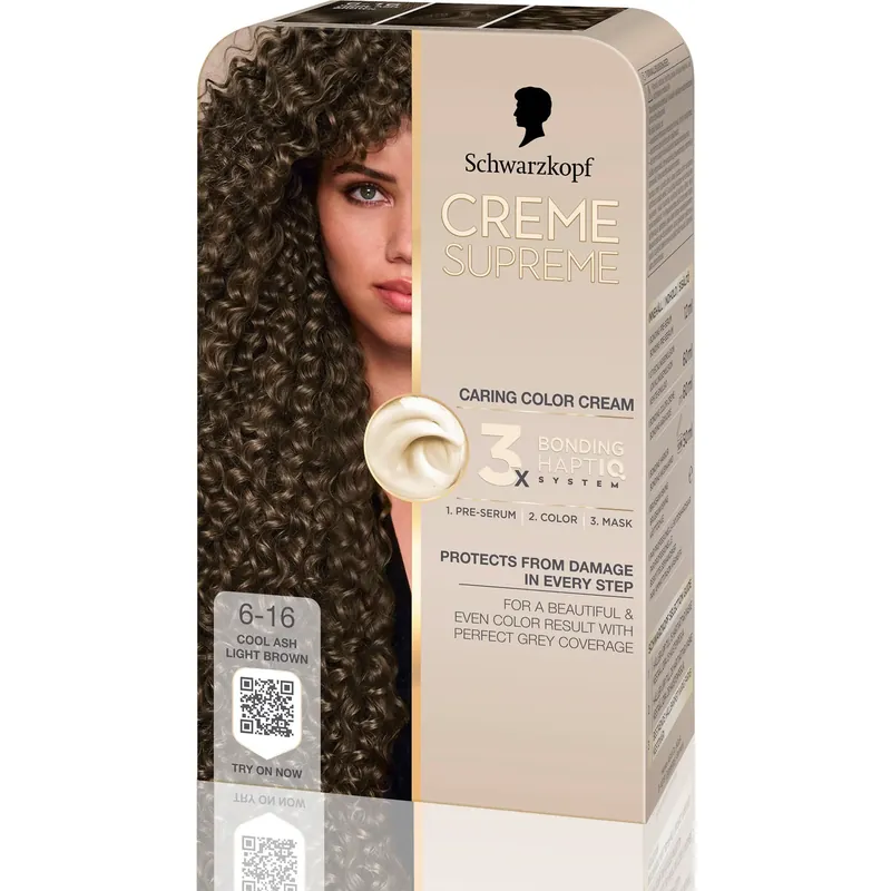 SchwarzkopfCreme Supreme6-16 Cool Pearly Brown 1 pcs Erikoistarjous